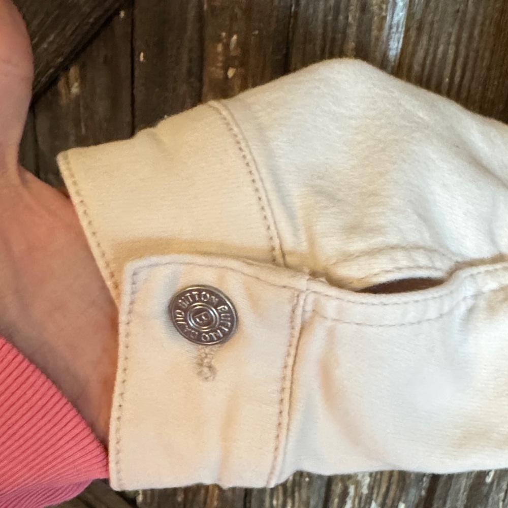 Buffalo David Bitton Women's Cream Jean Jacket - Picture 4 of 6